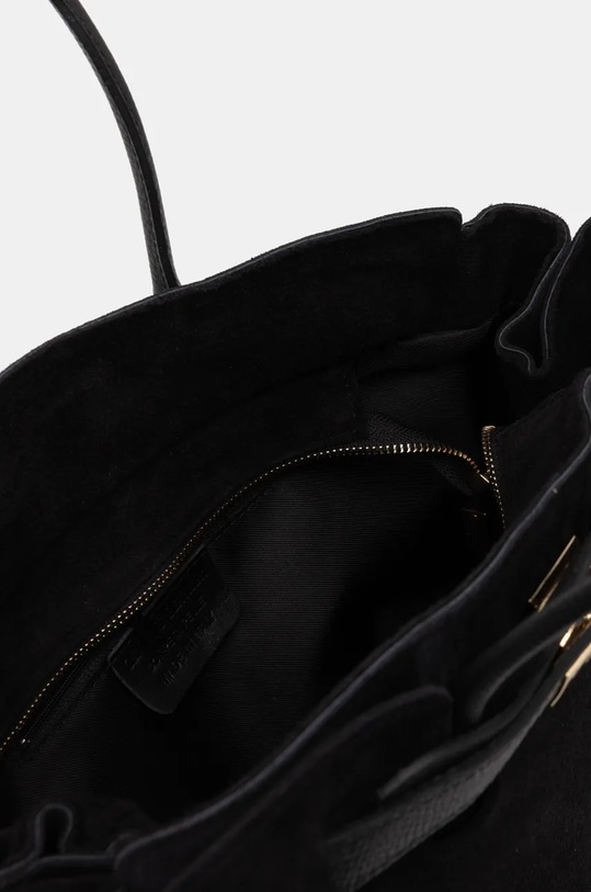 Τσάντα σουέτ Answear.LAB VE13 μαύρο