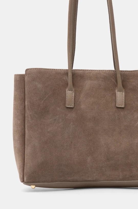 Accessori Answear.LAB borsa in pelle scamosciata VE14 beige
