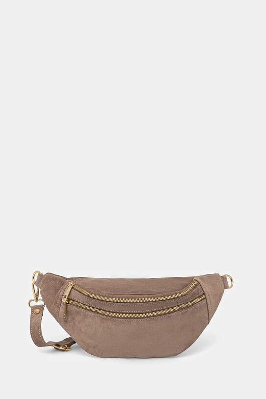 Answear.LAB torebka zamszowa nie mieści A4 beżowy VE15