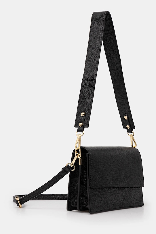 Answear.LAB torebka skórzana VE16 czarny WW25