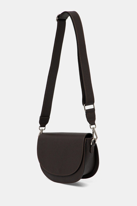 Answear.LAB torebka skórzana VE17 brązowy WW25