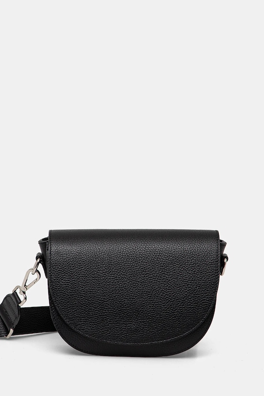 Answear.LAB torebka skórzana skóra licowa czarny VE17