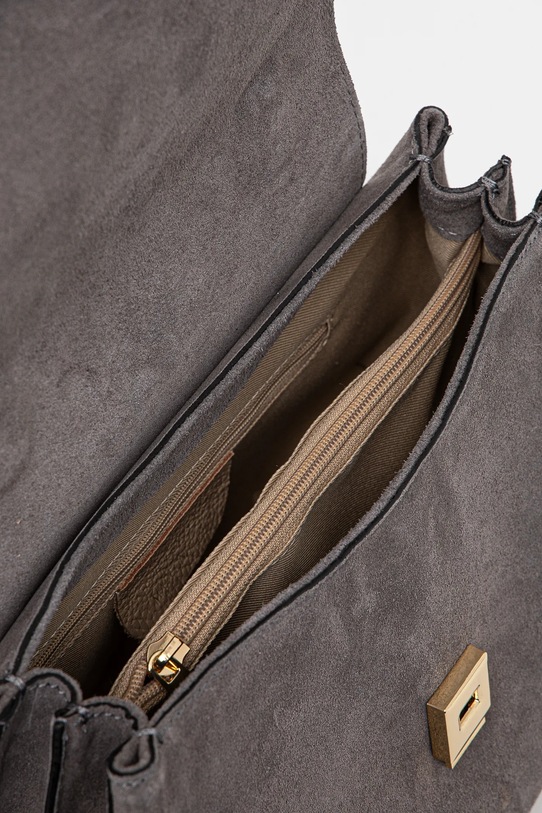 Τσάντα σουέτ Answear.LAB γκρί VE18