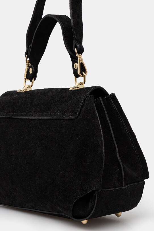 Akcesoria Answear.LAB torebka zamszowa VE18 czarny