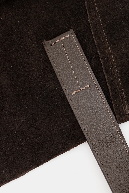 Answear.LAB torebka zamszowa VE19 brązowy