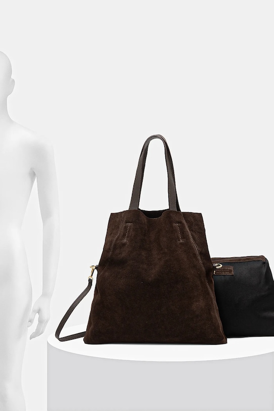 Answear.LAB torebka zamszowa VE19