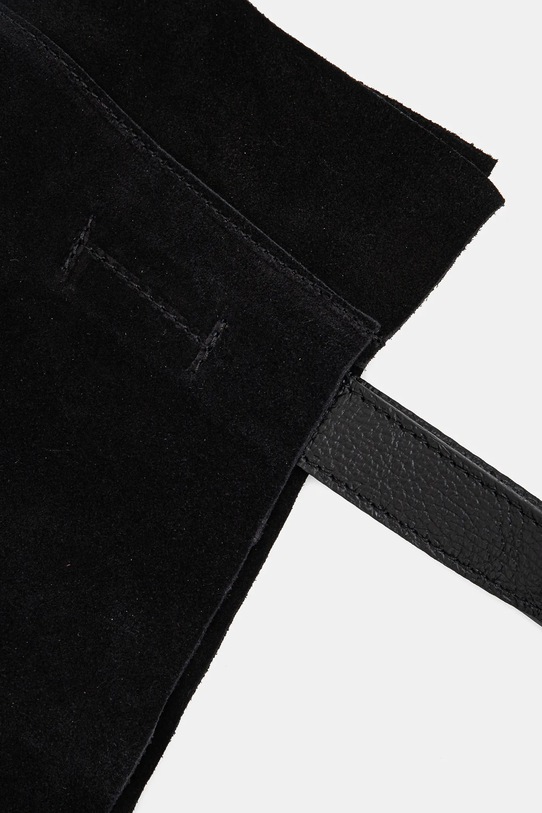 Τσάντα σουέτ Answear.LAB μαύρο VE19