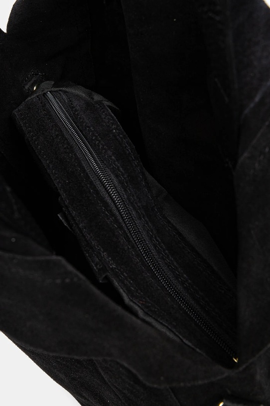 Τσάντα σουέτ Answear.LAB VE19 μαύρο