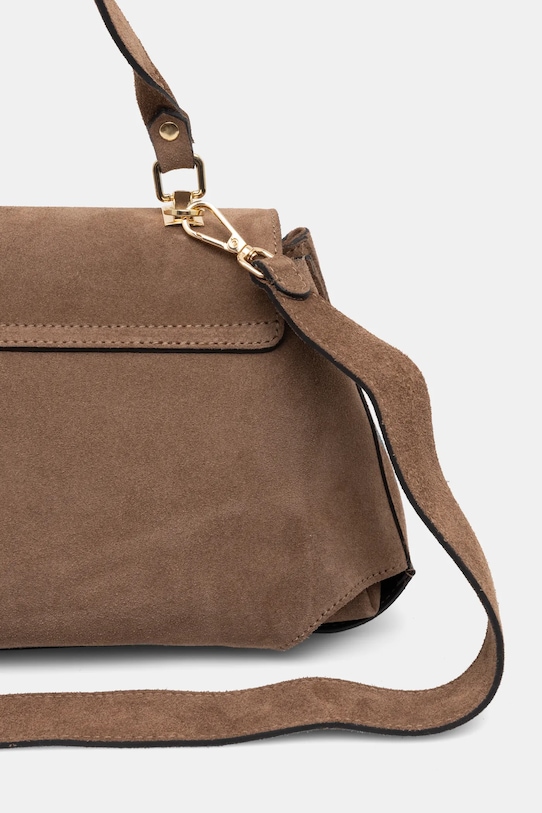Accessori Answear.LAB borsa in pelle scamosciata tove4 beige