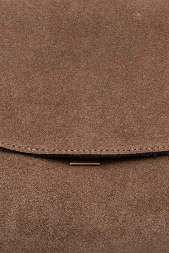 Answear.LAB borsa in pelle scamosciata beige tove4