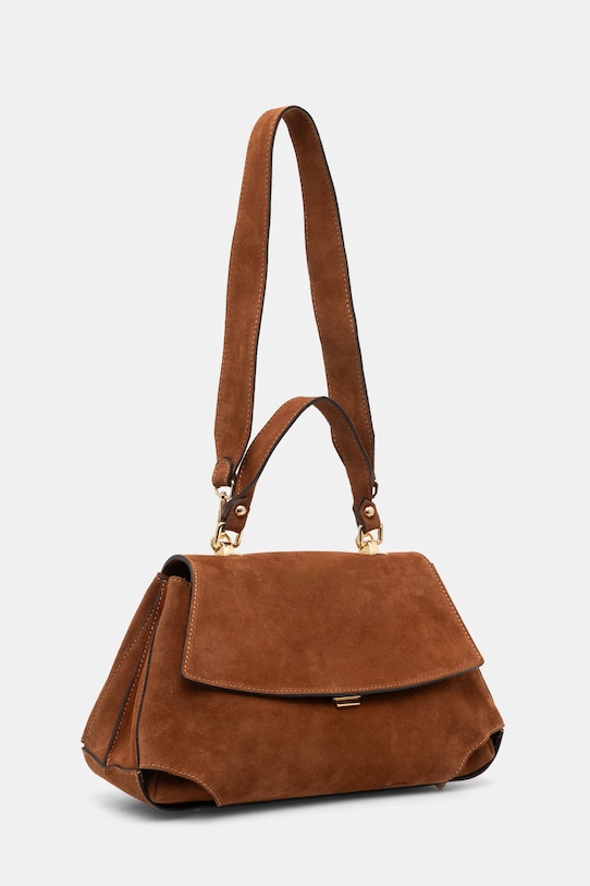 Answear.LAB torebka zamszowa tove4 brązowy WS26