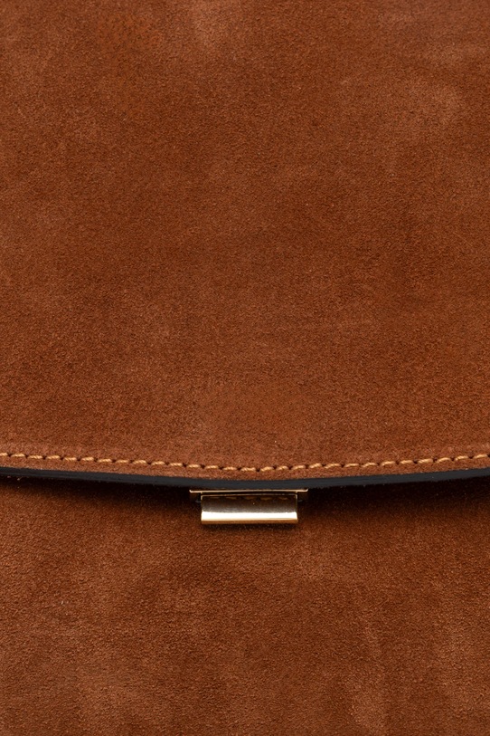 Answear.LAB torebka zamszowa brązowy tove4