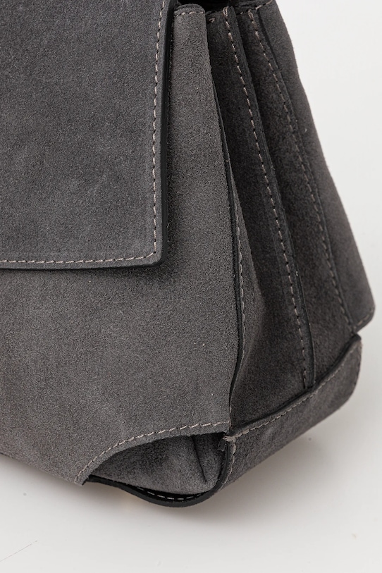 Answear.LAB torebka zamszowa szary tove4