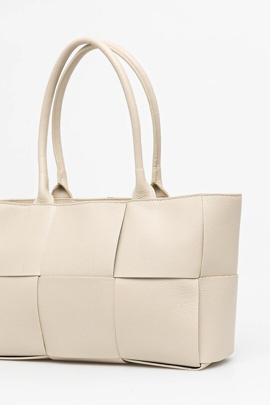 Doplnky Kožená kabelka Answear.LAB tove6 béžová