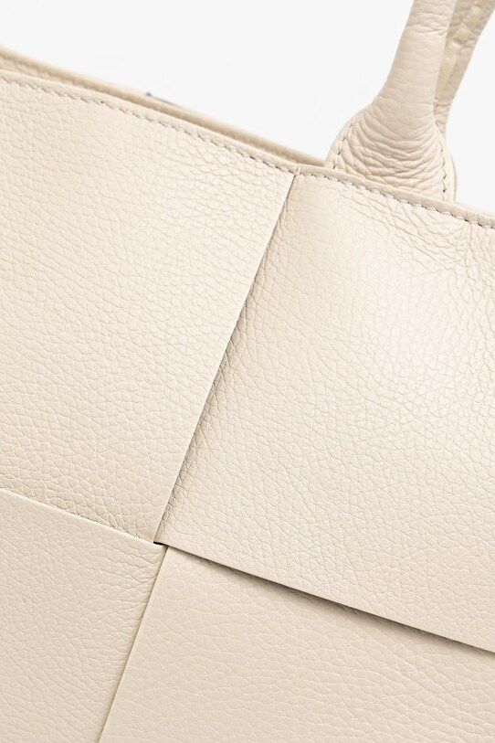 Kožená kabelka Answear.LAB béžová tove6