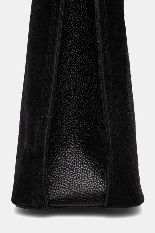 Answear.LAB torebka zamszowa czarny tove7