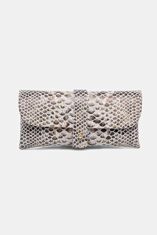 Answear.LAB etui na okulary skórzane na okulary szary 0393.S.FLK