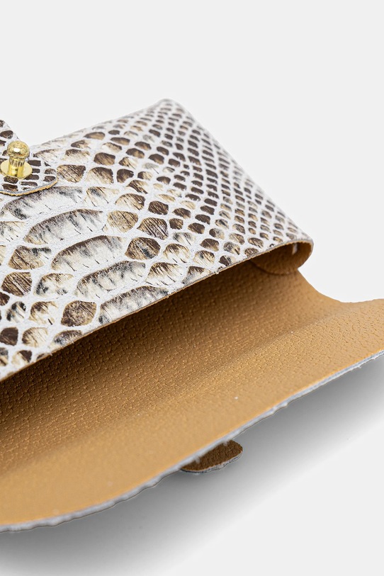 Akcesoria Answear.LAB etui na okulary skórzane 0393.S.FLK szary