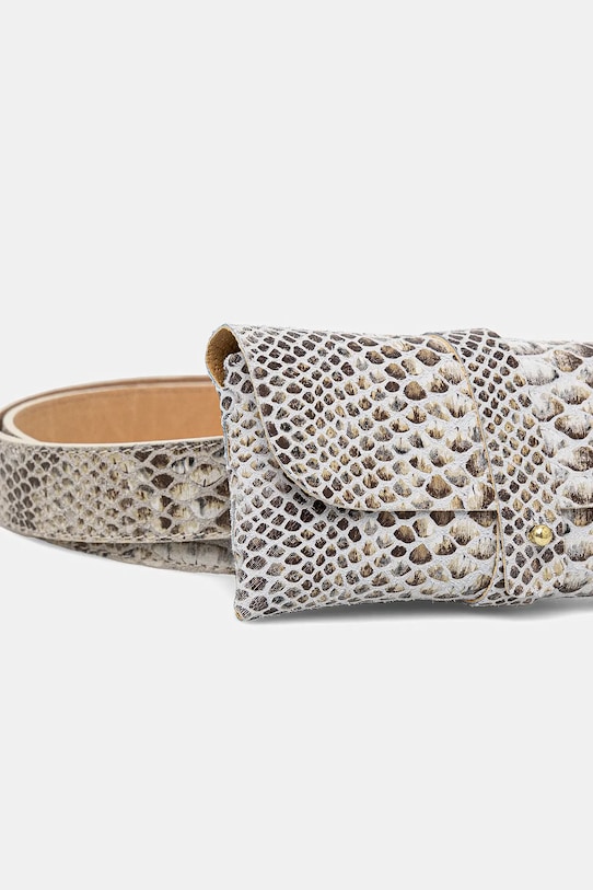 Answear.LAB etui na okulary skórzane szary 0393.S.FLK