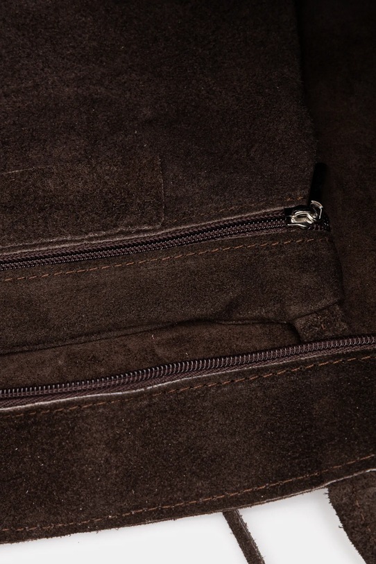 Answear.LAB torebka zamszowa 0108B.FLK brązowy