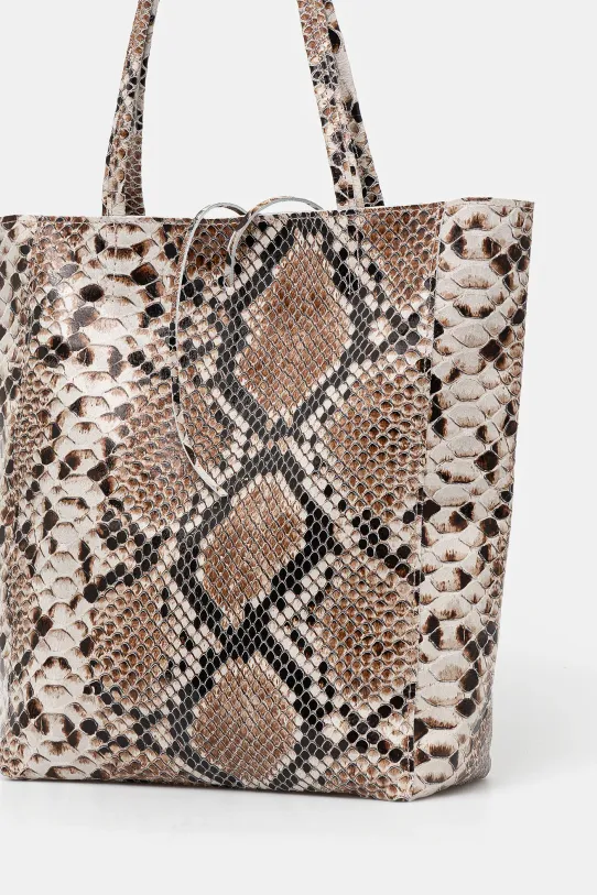 Аксесоари Кожена чанта Answear.LAB 0108.FLK сив