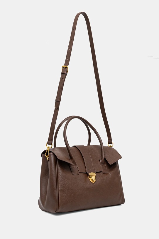 Answear.LAB torebka skórzana 1278.CMS brązowy WW25