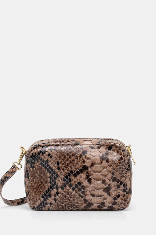 Kožna torba Answear.LAB zrnata koža bež 1101.HWK