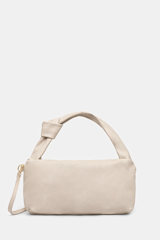 Answear Lab poseta de piele uni bej 1215.HWK