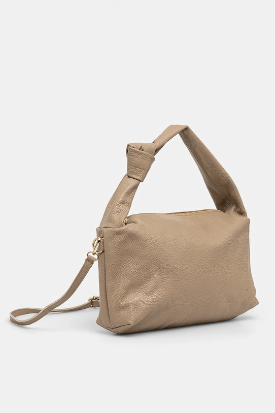 Δερμάτινη τσάντα Answear.LAB 1215.HWK μπεζ WW25