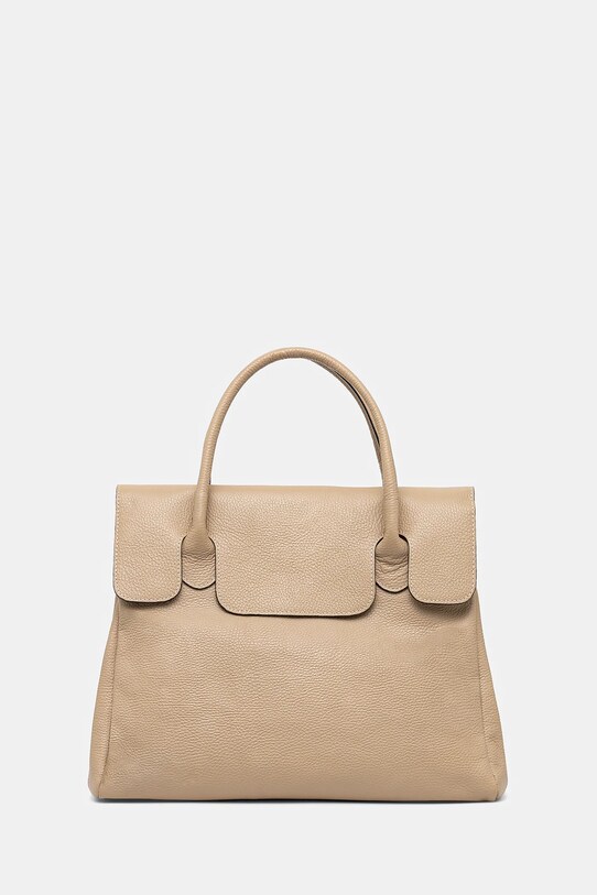 Answear Lab torebka skórzana 1219.HWK beżowy WW25