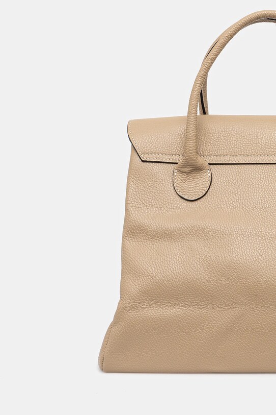 Answear Lab torebka skórzana beżowy 1219.HWK