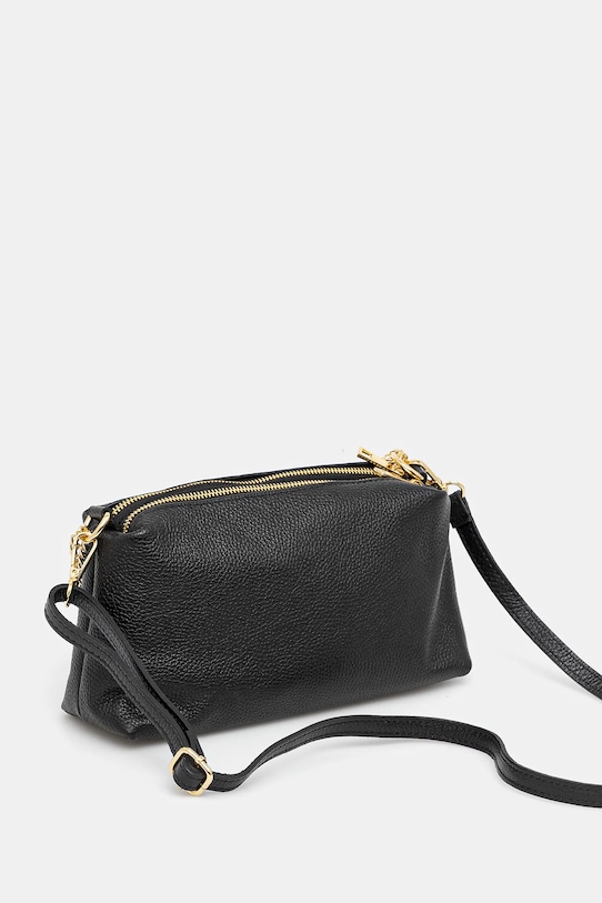 Accesorii Answear Lab poseta de piele 929.hms negru