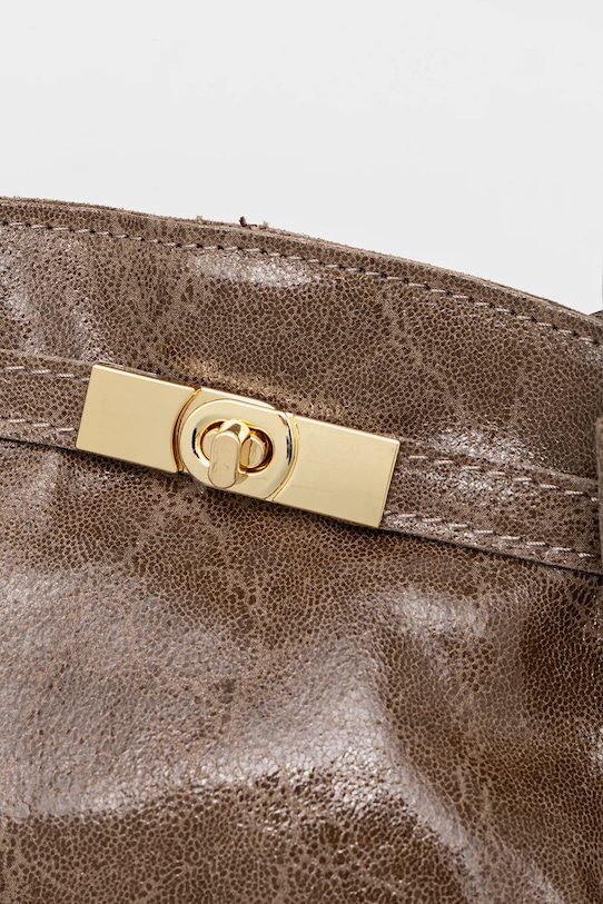 Кожена чанта Answear.LAB кафяв 0443.fos