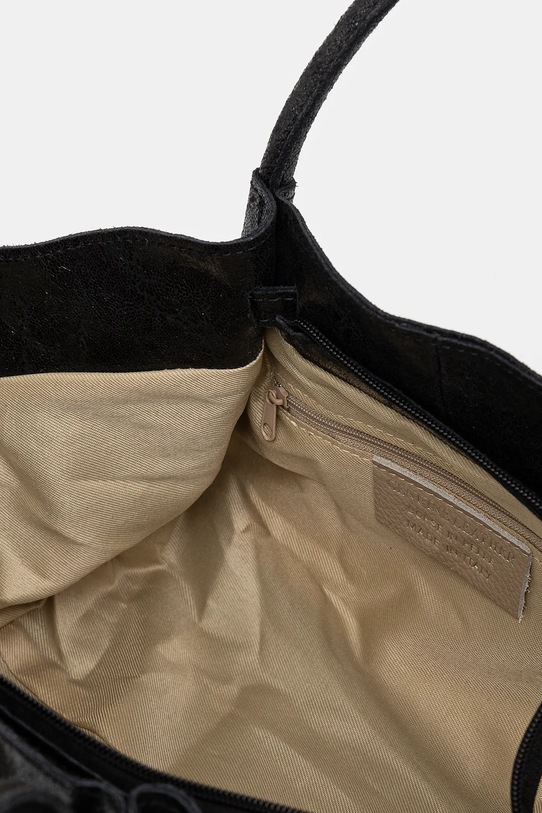 Kožená kabelka Answear.LAB 0443.fos čierna