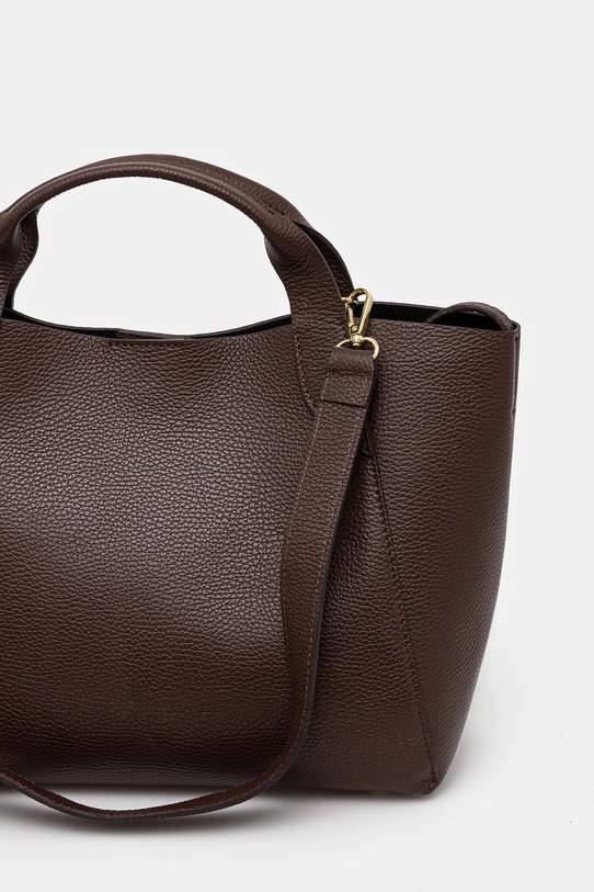 Kiegészítők Answear.LAB bőr táska 0434.fos barna