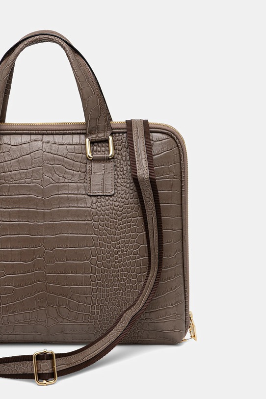 Kiegészítők Answear.LAB bőr laptop tok AKT bézs