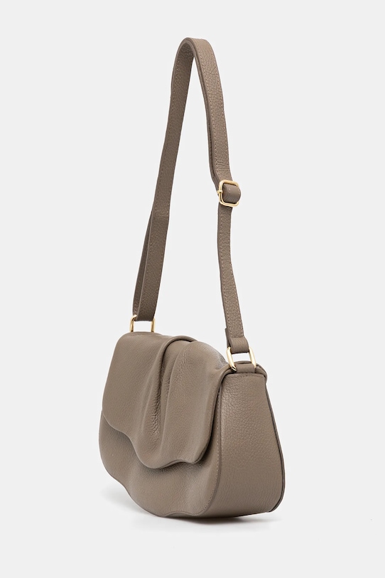 Кожена чанта Answear.LAB t1 бежов WW25