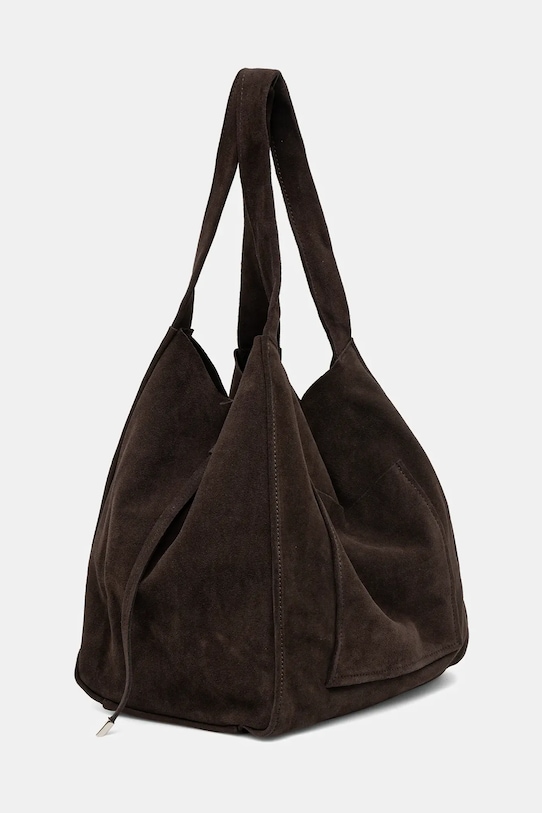 Замшева сумочка Answear Lab t4 коричневий WW25