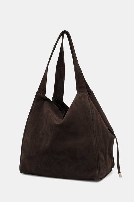 Аксесуари Замшева сумочка Answear Lab t4 коричневий