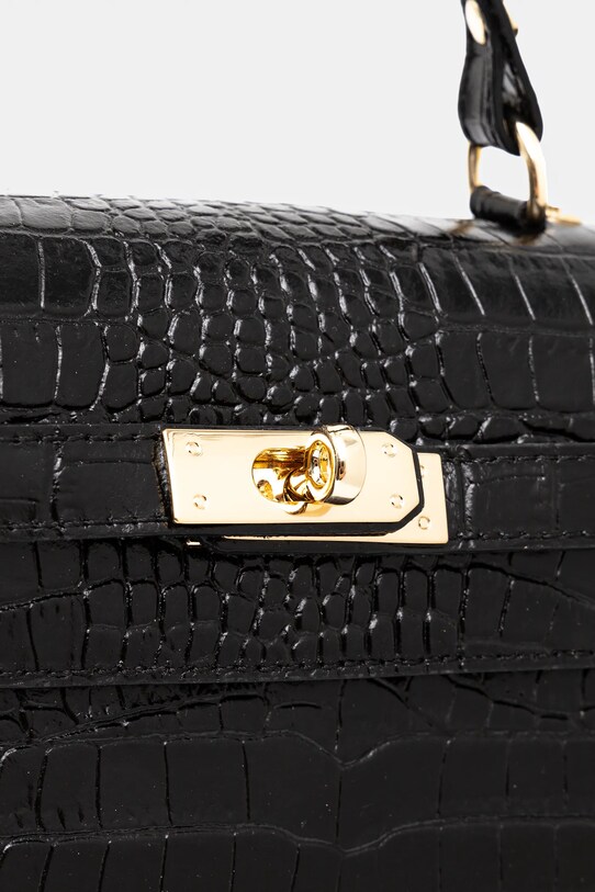 Answear Lab poseta de piele negru t6