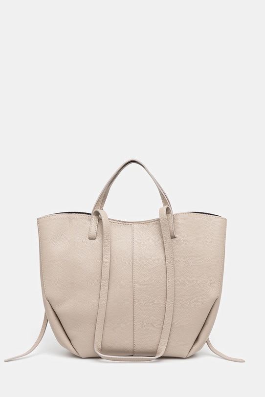 Кожаная сумочка Answear.LAB кожа бежевый t7