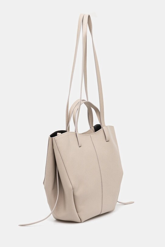 Answear Lab poseta de piele t7 bej WW25