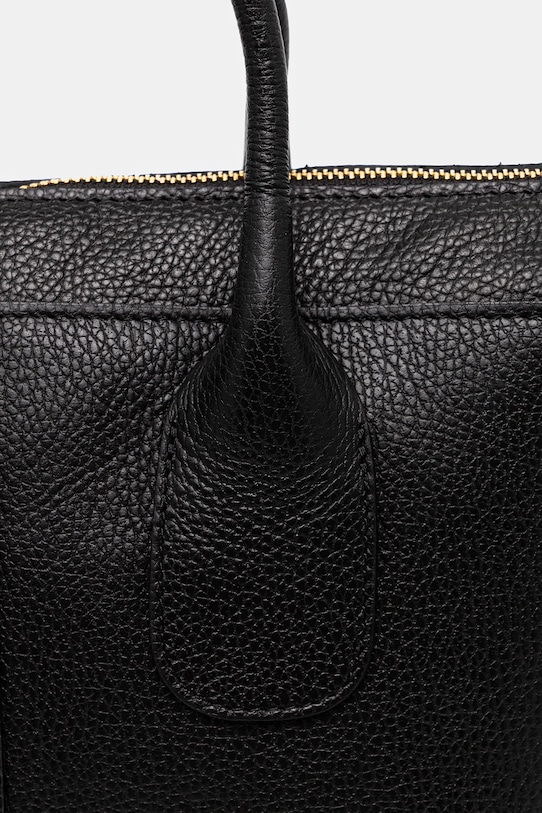 Answear Lab poseta de piele negru t9
