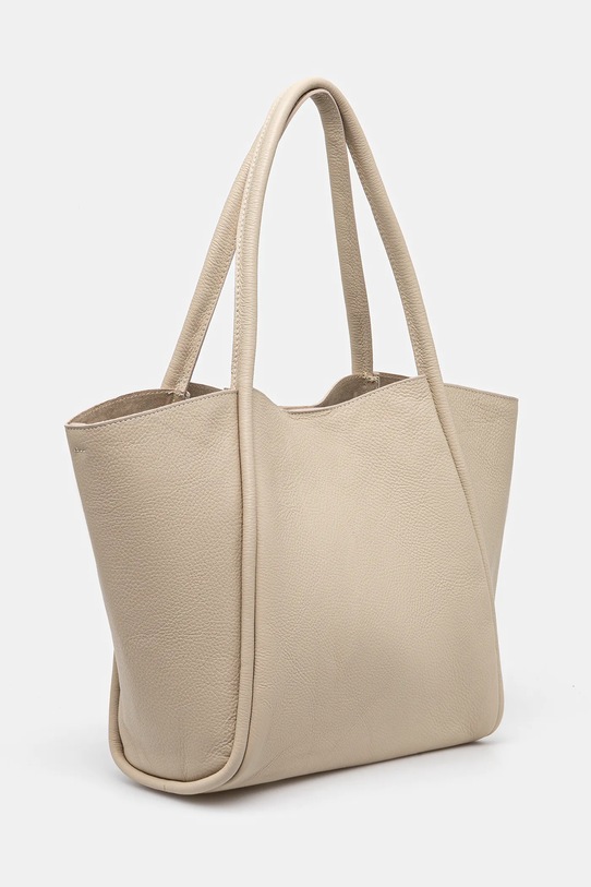 Answear Lab torebka skórzana t11 beżowy WW25