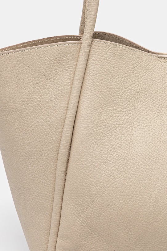 Answear Lab torebka skórzana beżowy t11