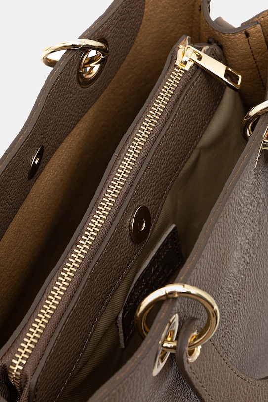 Answear Lab poseta de piele t12 bej