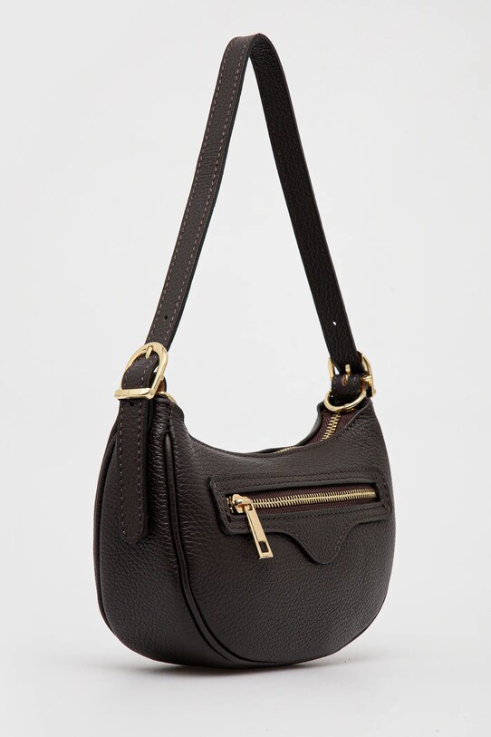 Kožená kabelka Answear.LAB 1074.IKK hnědá WW25