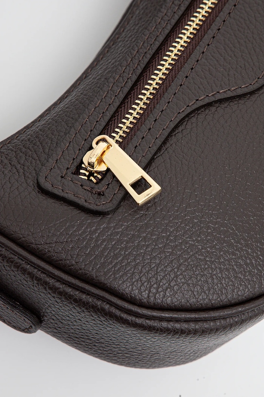 Kožená kabelka Answear.LAB hnědá 1074.IKK