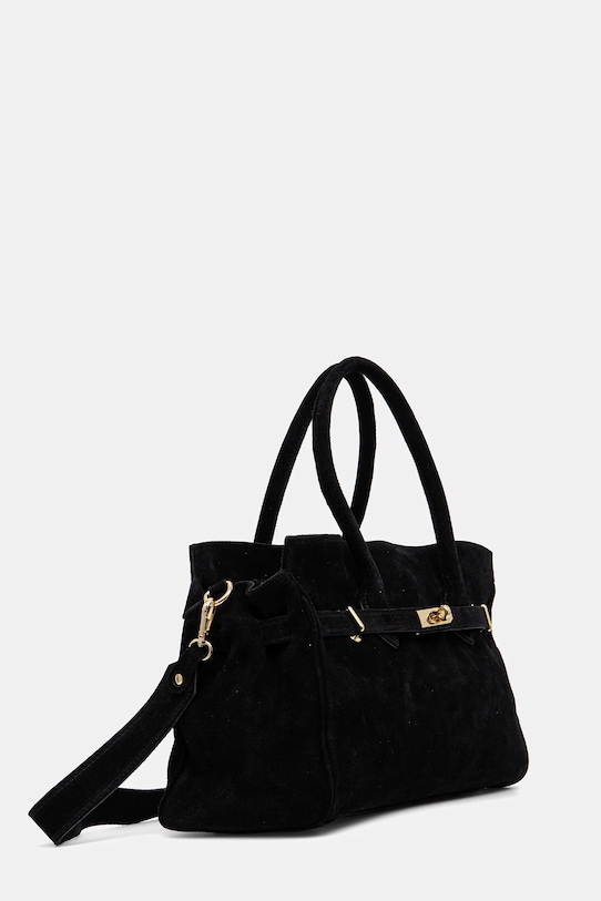 Semišová kabelka Answear.LAB t1.1203.pjk čierna WW25