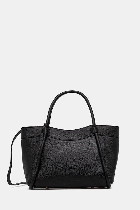 Kožna torba Answear.LAB bez uzorka crna t2.1203.pjk